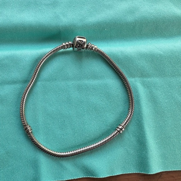 Pandora silver bracelet 7 1/2 inch - Picture 1 of 6